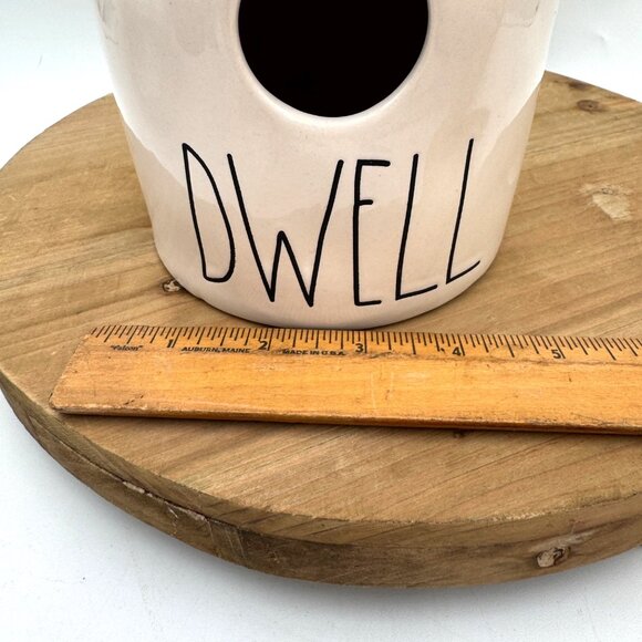 Rae Dunn Artisan Collection By Magenta HOME Birdhouse “DWELL” NWT - Picture 7 of 9